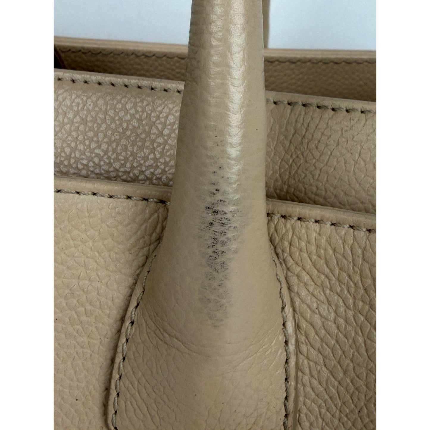 Chanel Executive Cerf Tote Beige Leather & Gold-Tone Hardware 2008-2009 C3