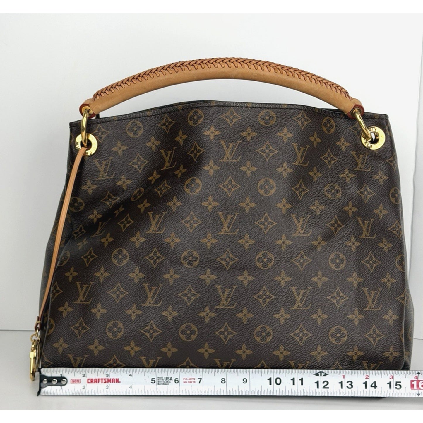 Louis Vuitton Artsy MM Bag in Brown Monogram Coated Canvas 2015 S