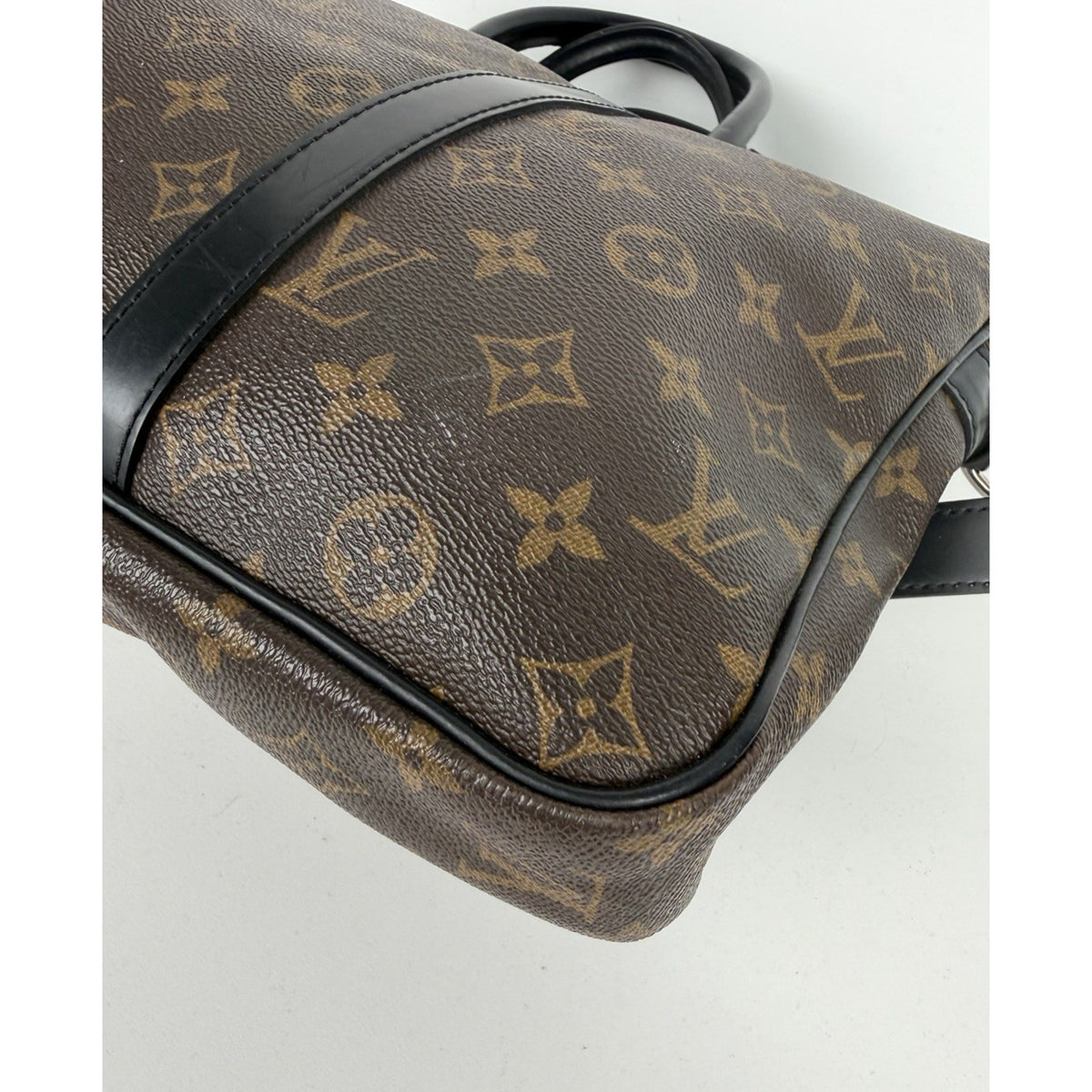 Louis Vuitton Porte-Documents Voyage Briefcase Bag PM in Brown Canvas 2017 S-19