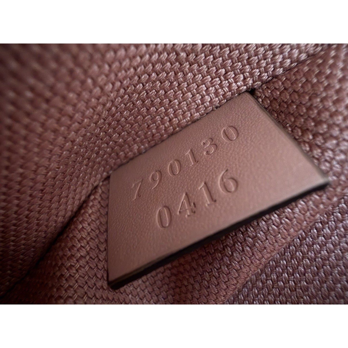 Gucci Jumbo GG Super Mini Top Handle Bag in Soft Pink Leather C6