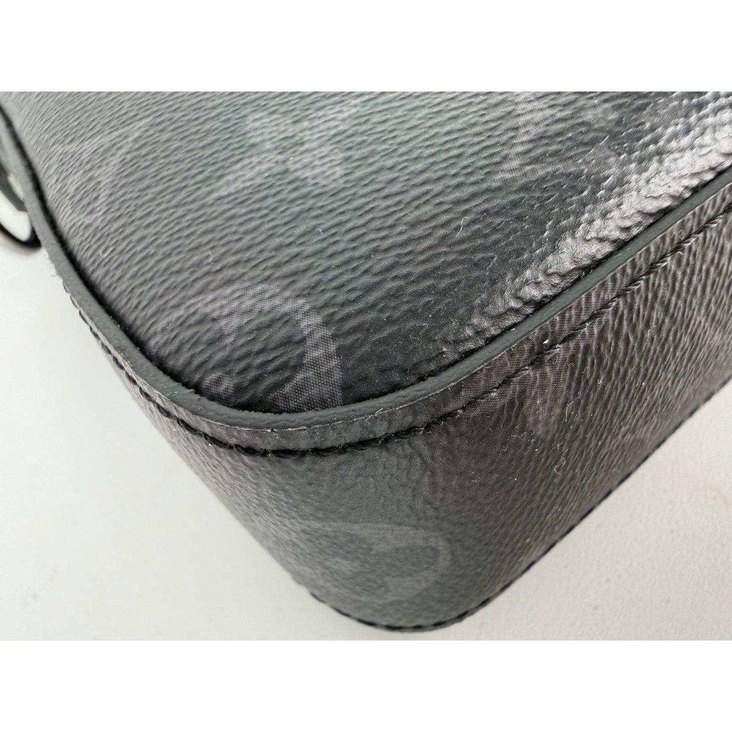 Louis Vuitton Monogram Eclipse Trio Messenger Bag in Black Coated Canvas NFC S