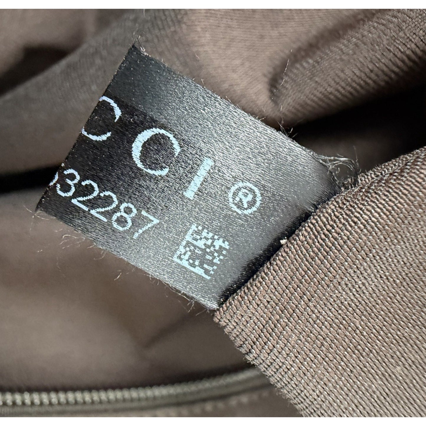 GUCCI Guccissima GG Unisex Brown Leather Briefcase Large S