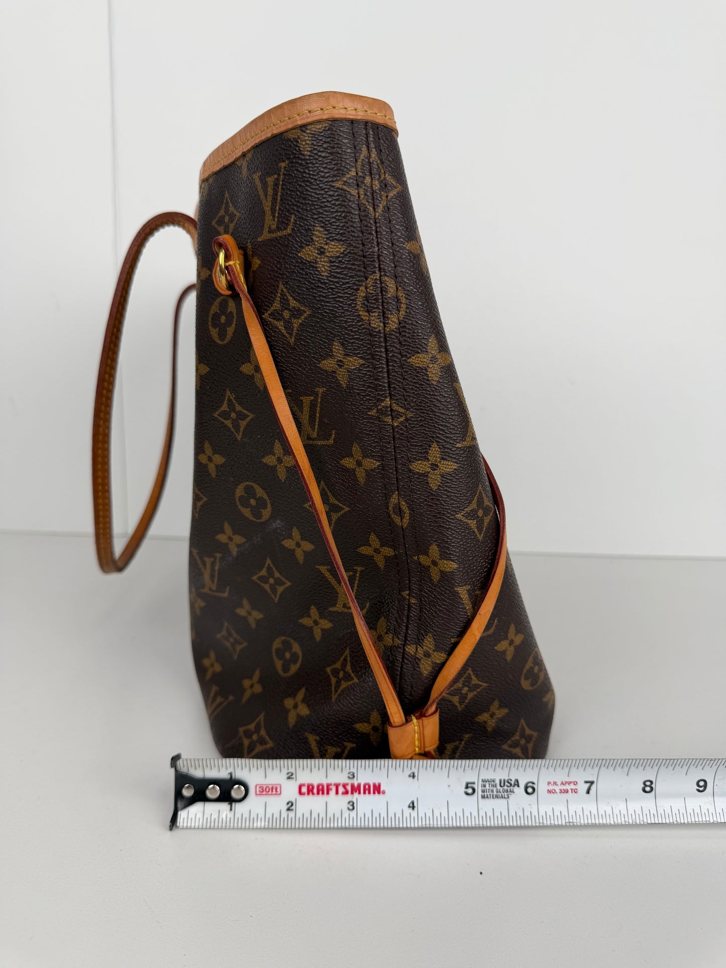 Louis Vuitton Monogram Neverfull Tote Bag MM in Brown LV Monogram Coated Canvas 2019 YS