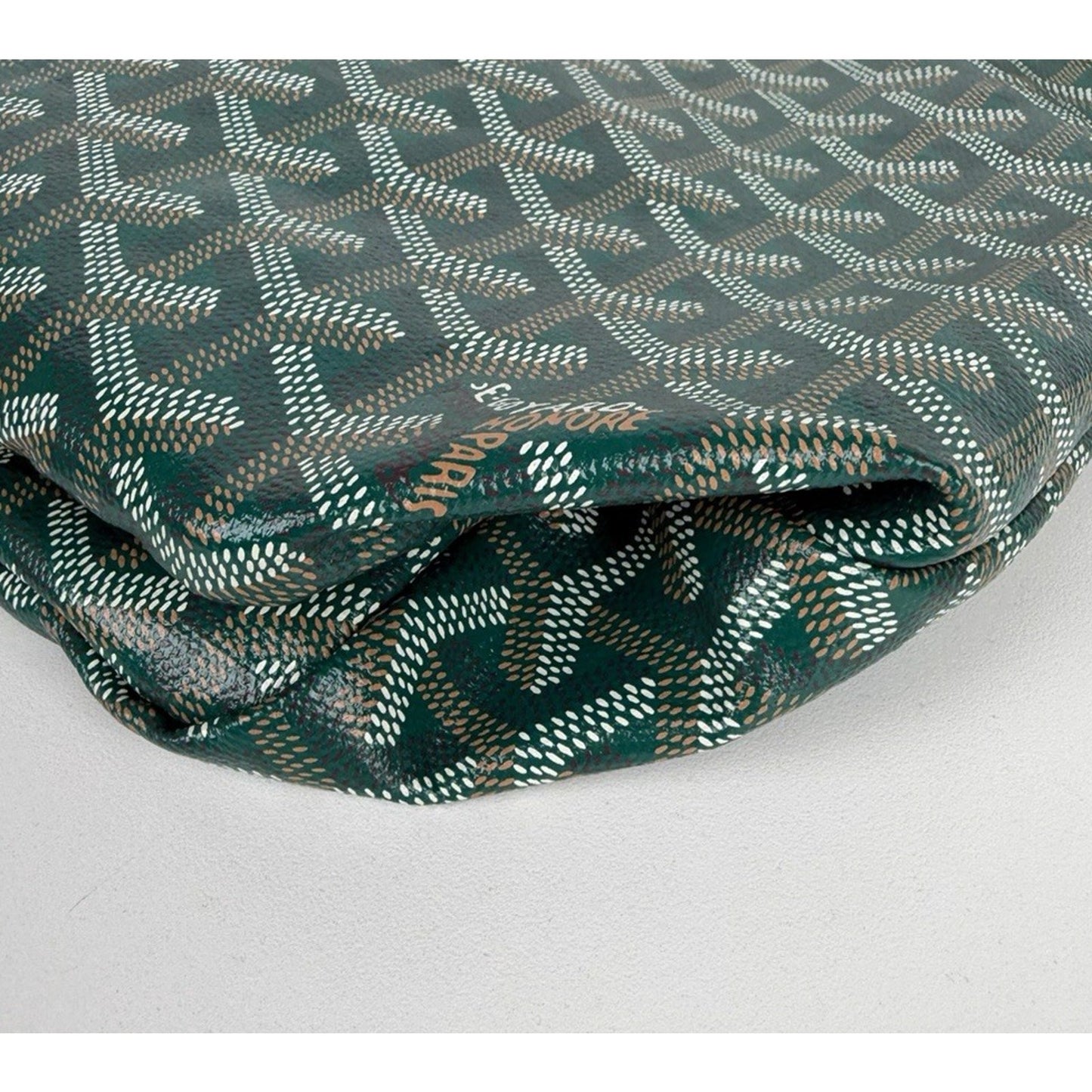 Goyard Boheme Hobo PM Bag in Green Goyardine Coated Canvas B-9