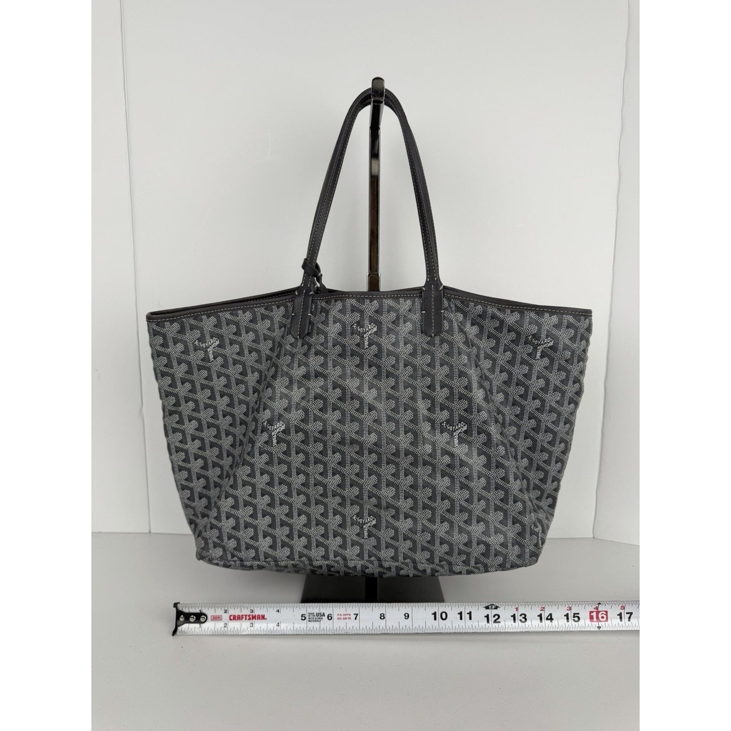 Goyard Saint Louis Tote Bag PM in Grey Goyardine Coated Canvas B-4