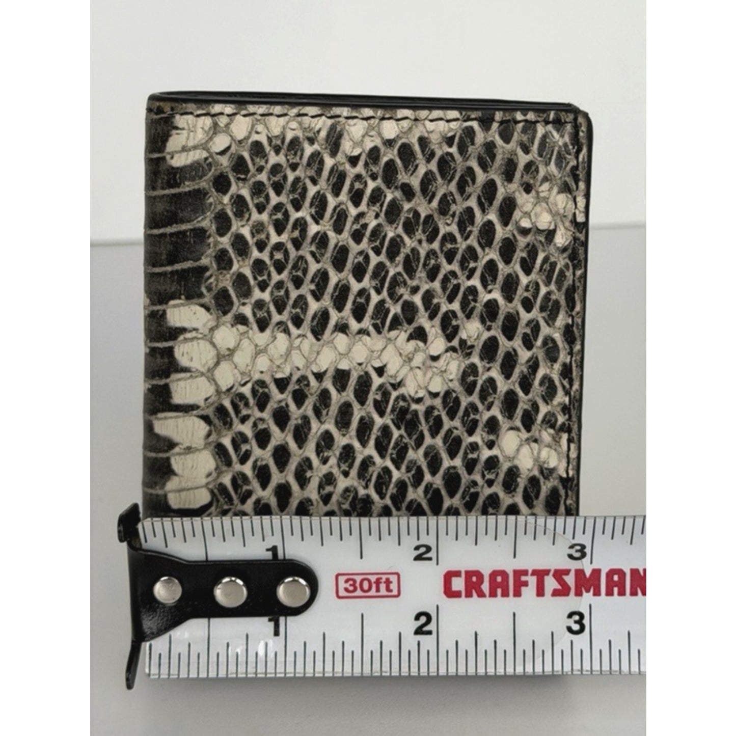 Tom Ford Men's Snake Print Bifold Wallet in Leather