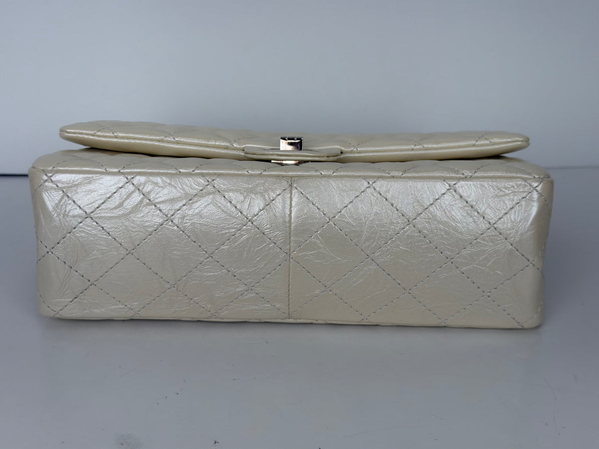 Chanel 2.55 Reissue Double Flap Bag in an Off-White 2018 YF2