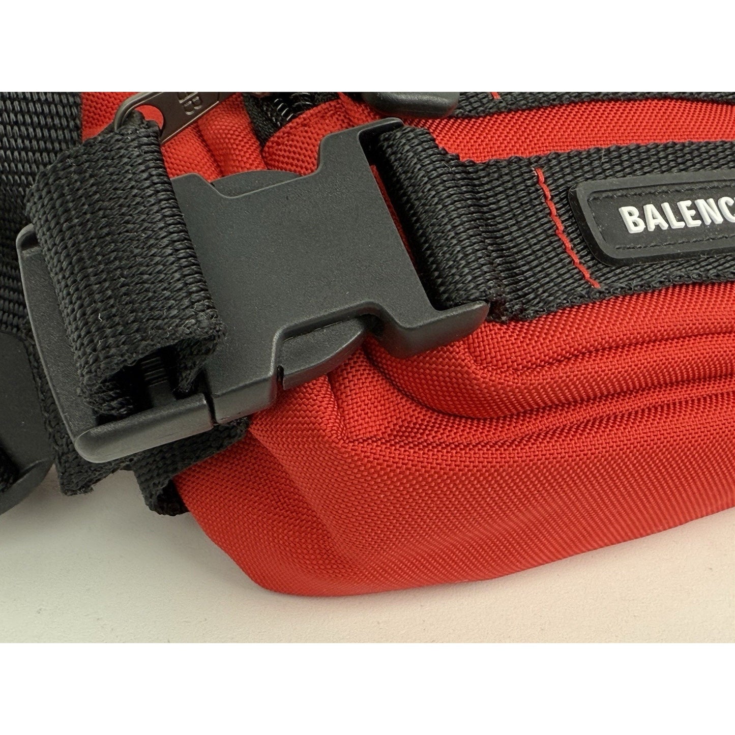 Balenciaga Fireman Backpack with Neon Yellow Reflective Stripe