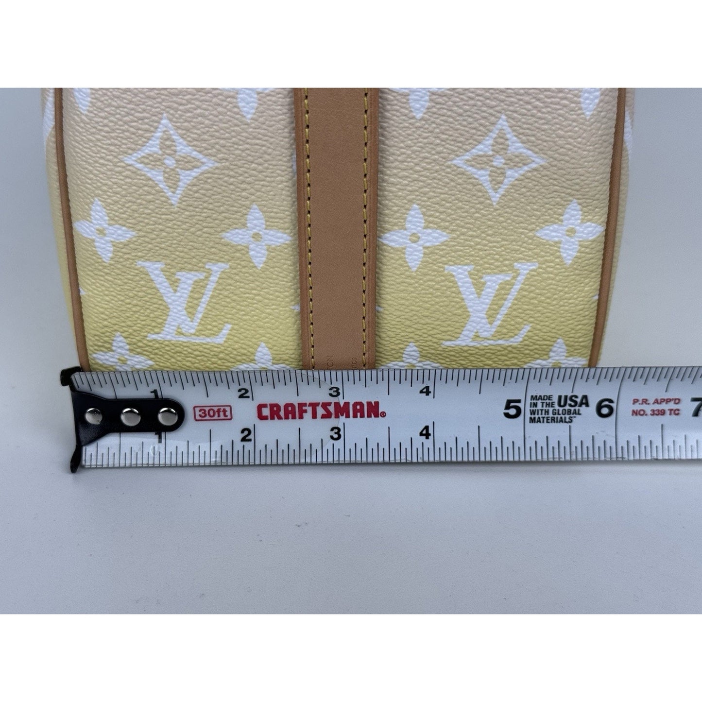 Louis Vuitton Monogram Giant By The Pool Speedy Bandouliere 25 Light Pink C-6