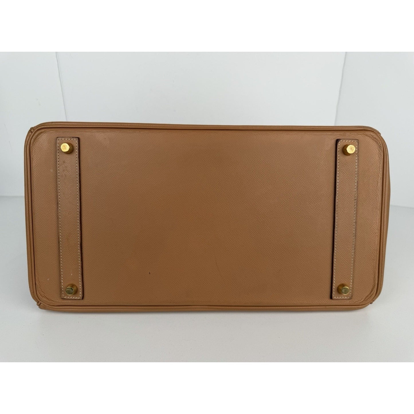 Hermès Birkin 40 Handbag Vintage in Gold Togo Leather 1999 C-7