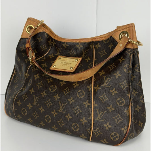 Louis Vuitton Monogram Galliera PM Hobo Bag in Brown Canvas S08