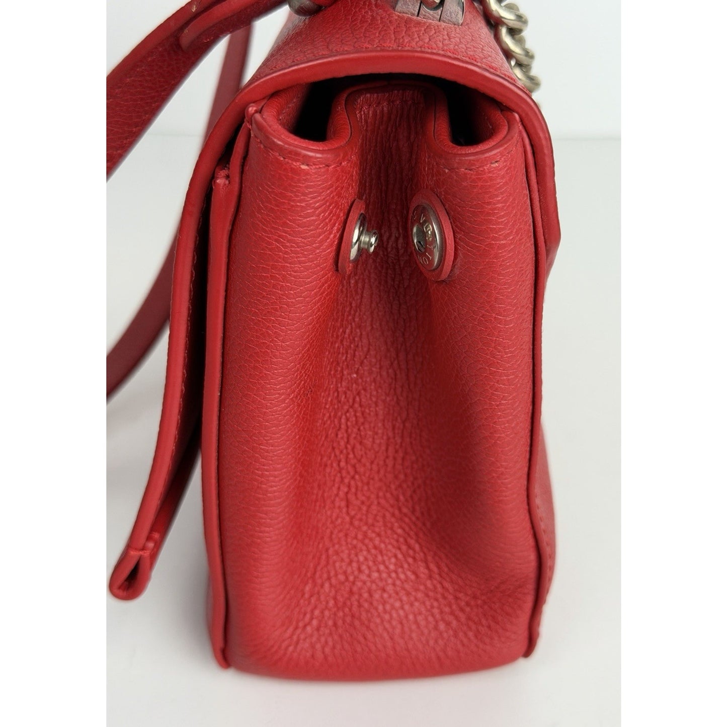 Louis Vuitton Lockme II Chain Crossbody Bag BB in Red Calfskin Leather 2016 S13