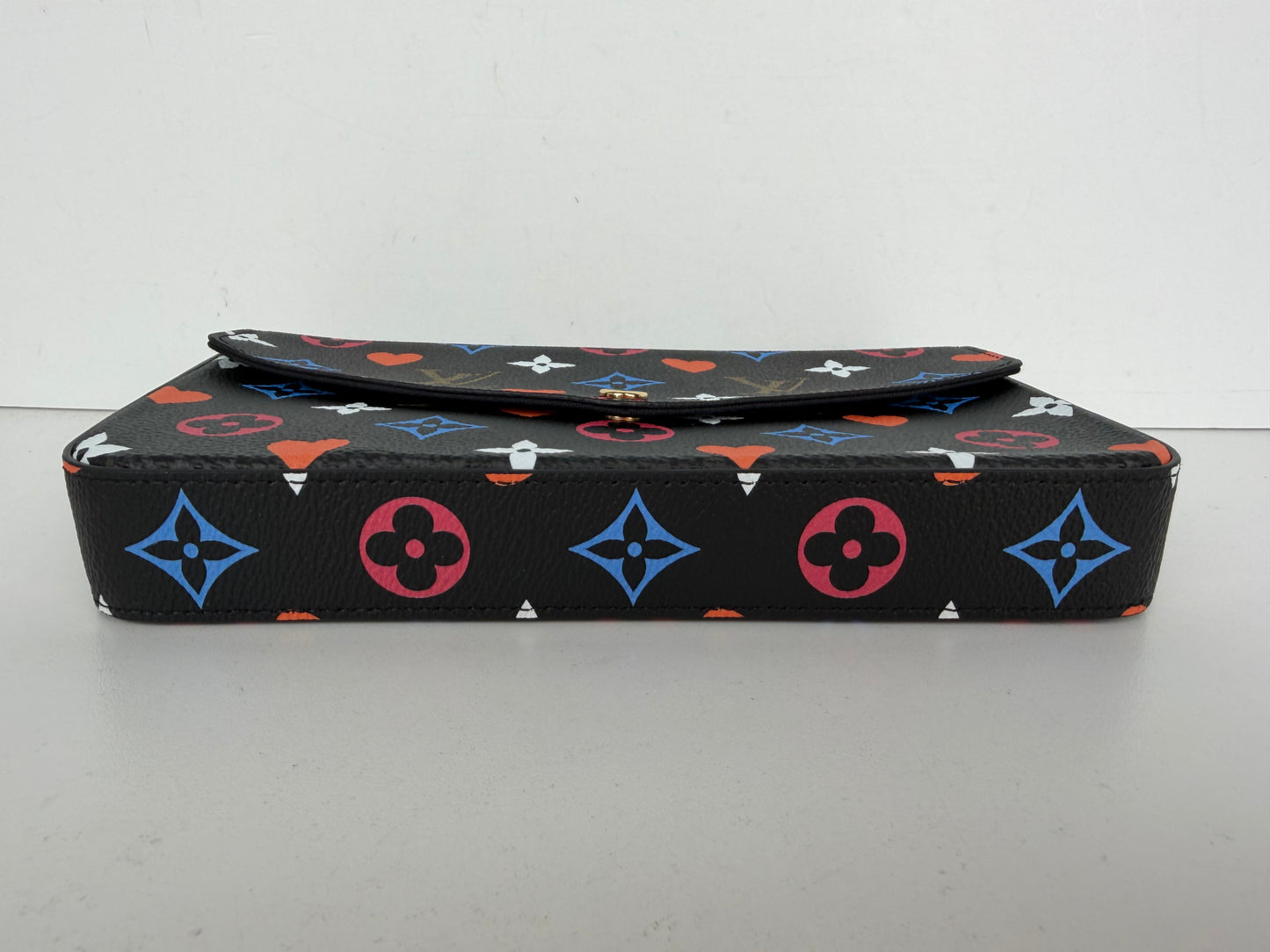 Louis Vuitton Game On Pochette Felicie Crossbody Bag in Black Multicolor Monogram Canvas 2020 YC-5
