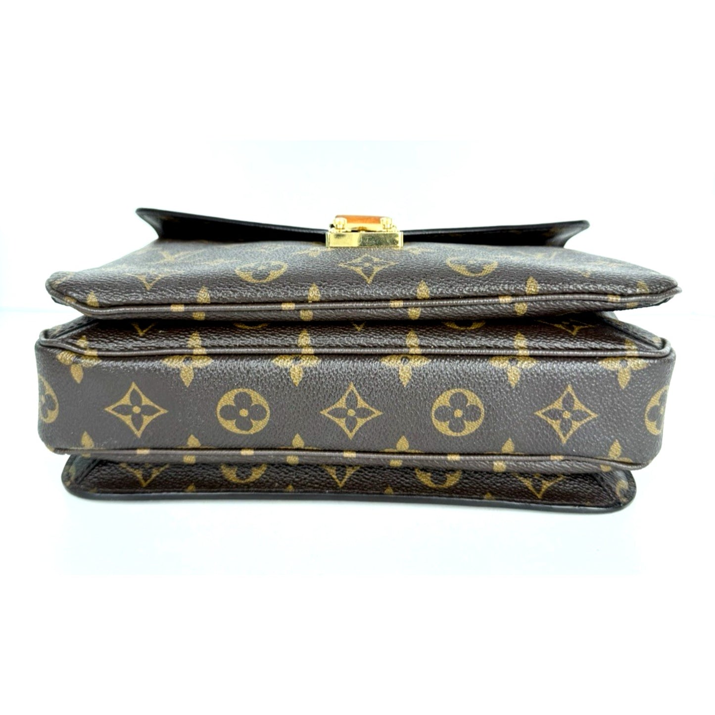 Louis Vuitton Pochette Metis Bag MM in Brown LV Monogram Coated Canvas 2017 C-1