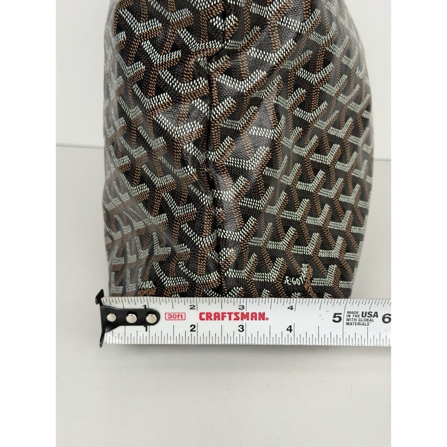 Goyard Boheme Hobo Bag in Goyardine Coated Canvas and Chevron Pattern D2