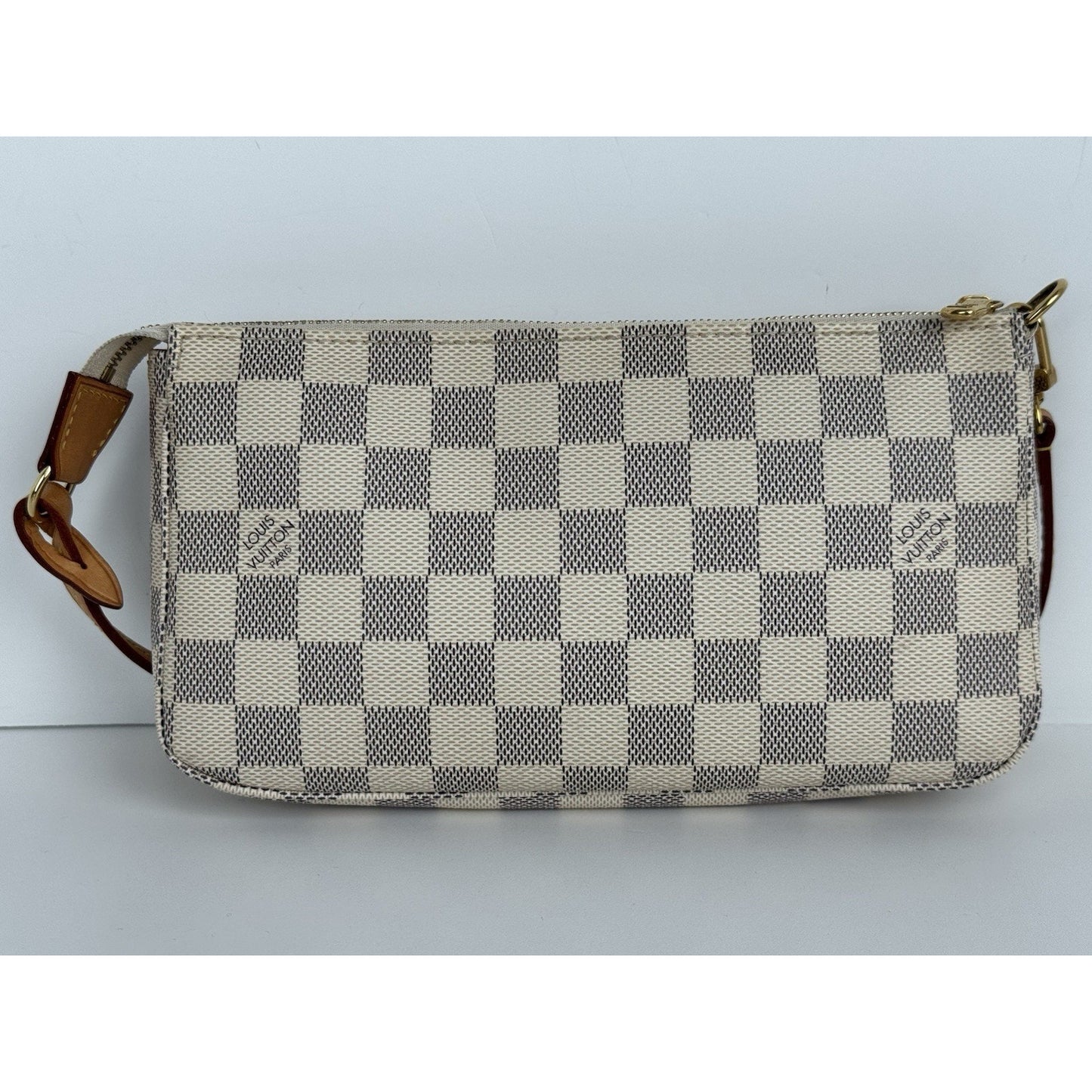 Louis Vuitton Damier Azur Pochette Accessoires with Golden Hardware C-1