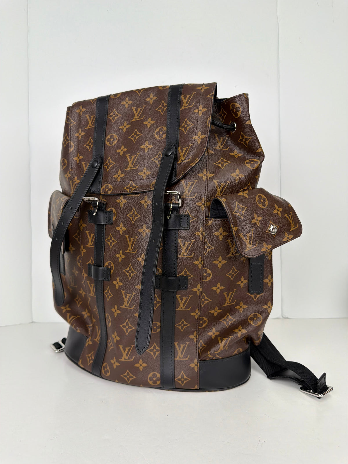 Louis Vuitton Christopher Backpack in Monogram Macassar Coated Canvas YC1
