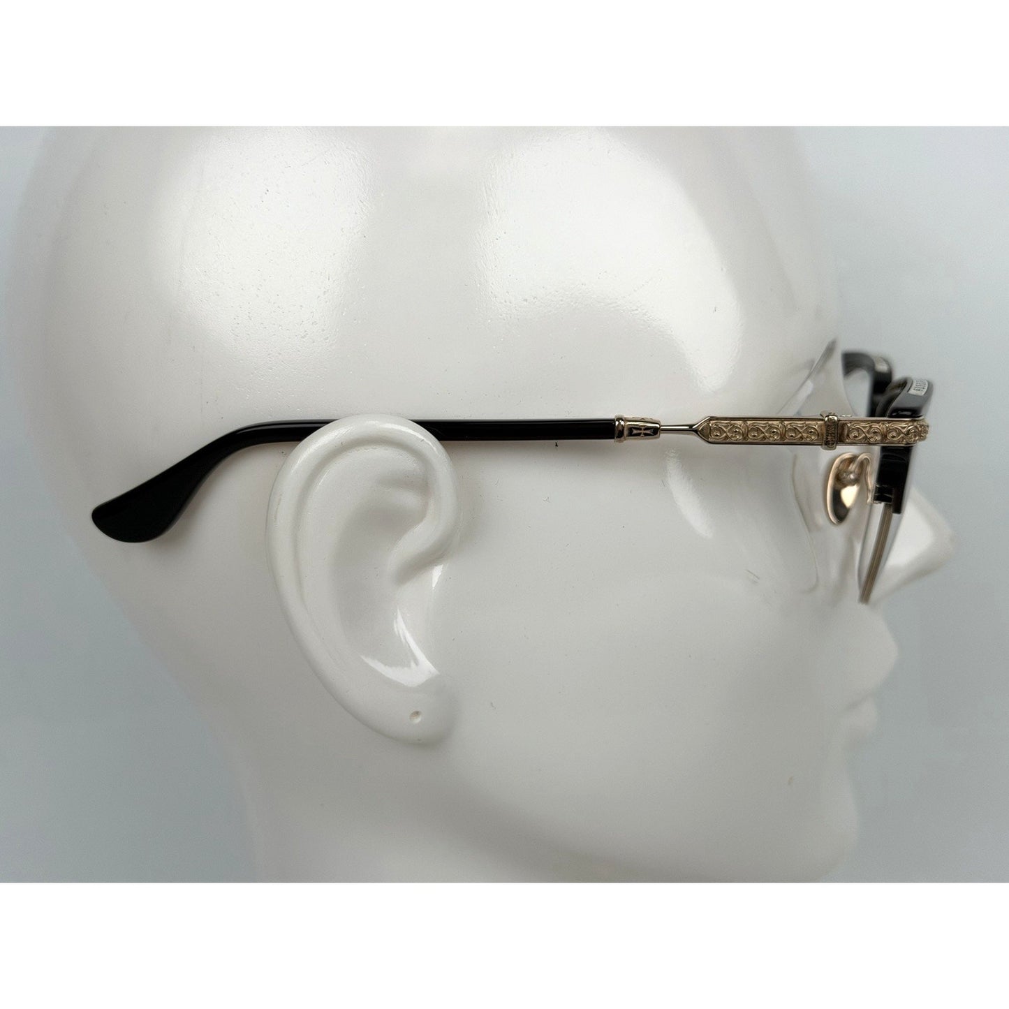 Chrome Hearts Glasses Vertical Smile II Eyeglasses Dark Brown Acetate 54#18 146