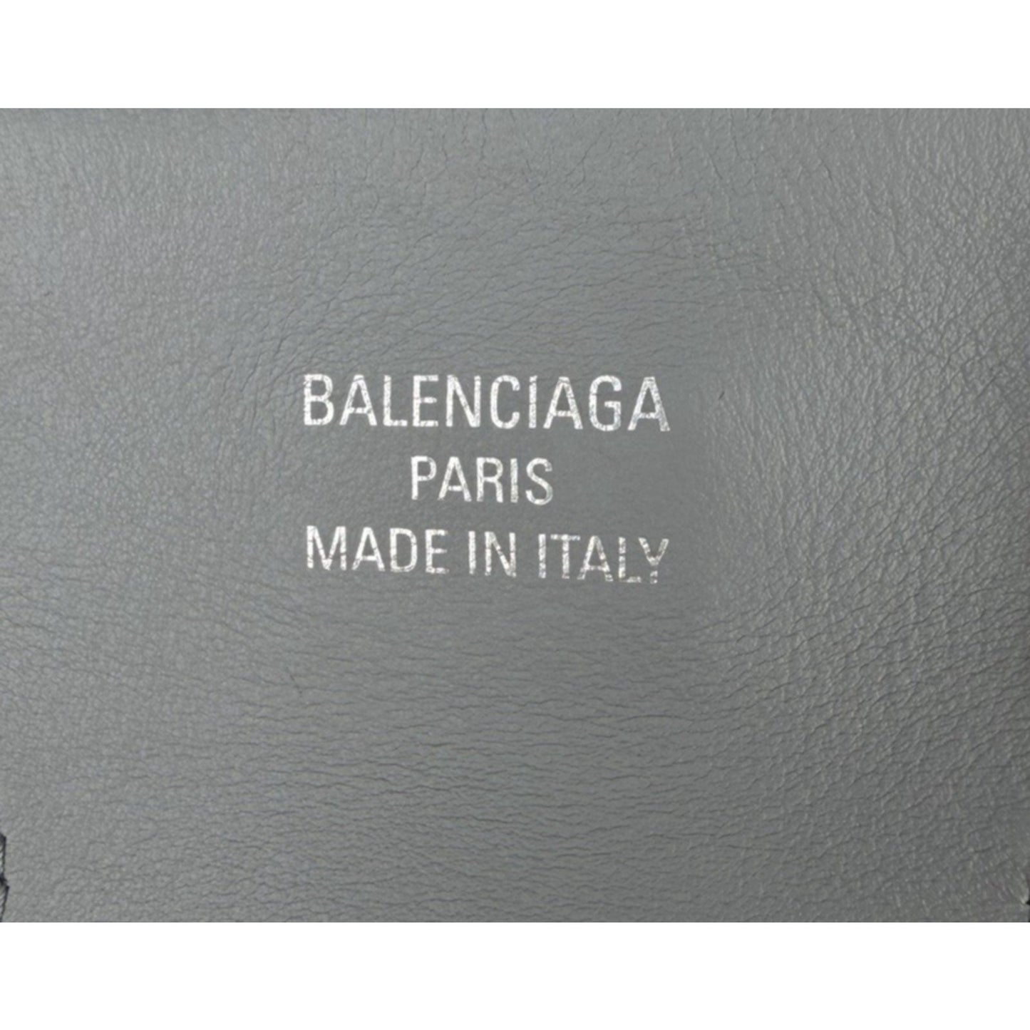 Balenciaga Smooth Calfskin Small Bel Air Carry All Bag in Cloud Grey Leather E7