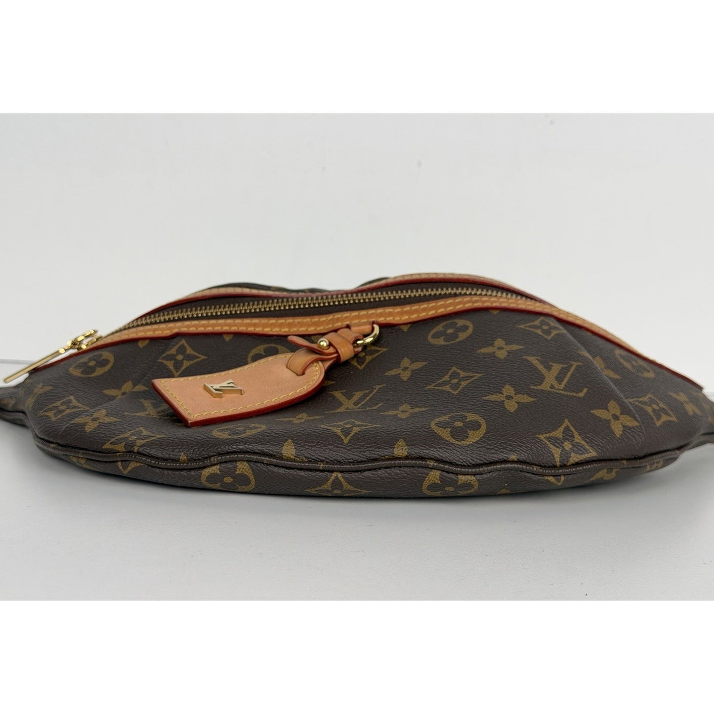 Louis Vuitton High Rise Bumbag in Brown Monogram Coated Canvas NFC D8