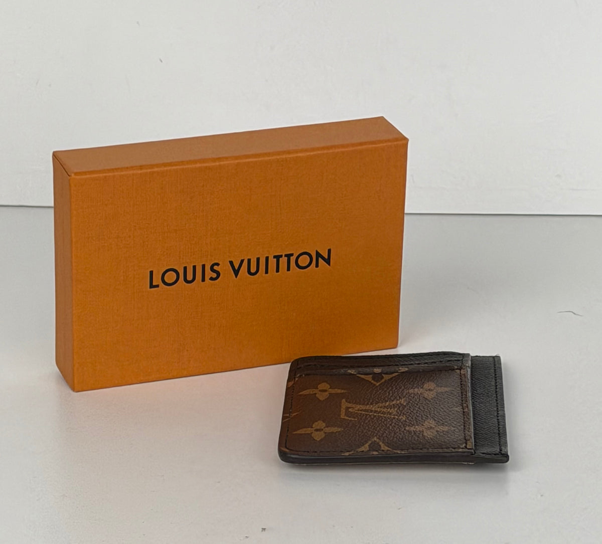Louis Vuitton Neo Porte Cartes Card Holder in Monogram Macassar Coated Canvas NFC K-3