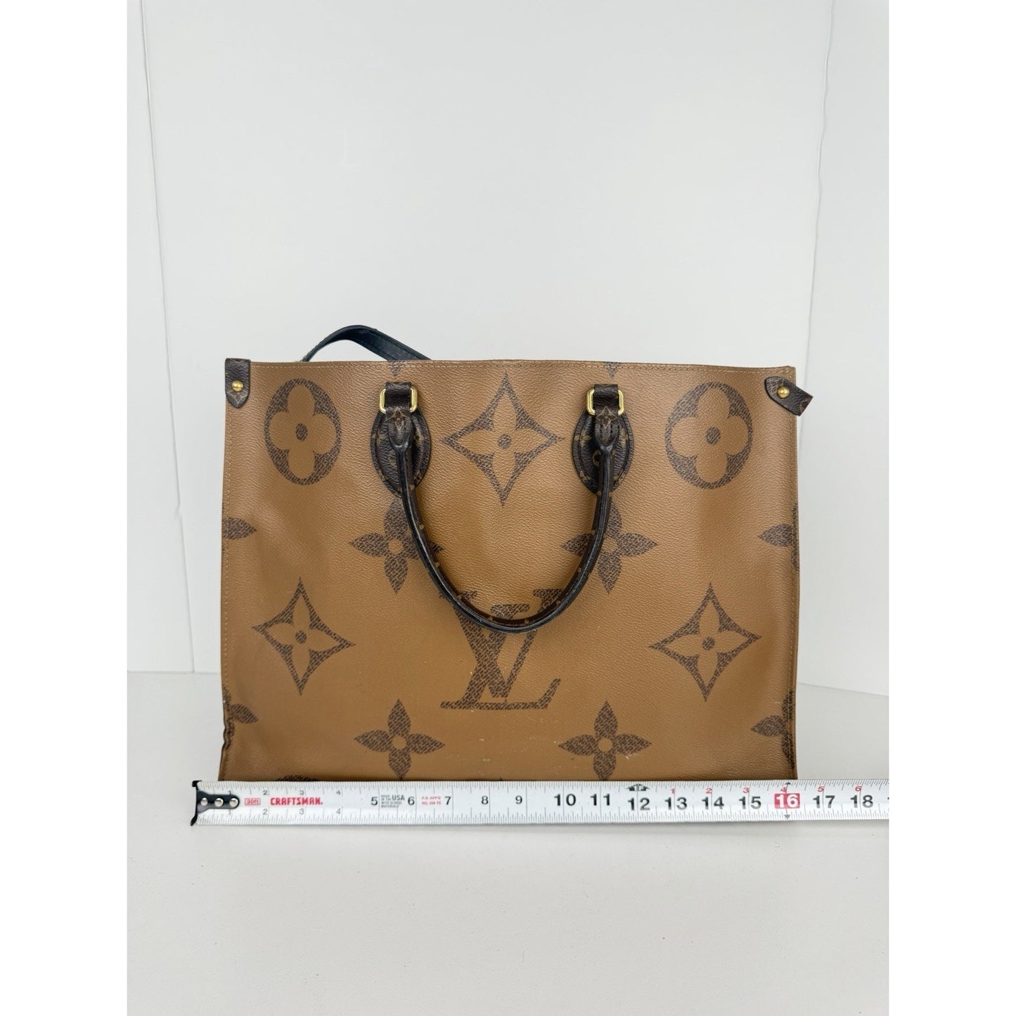 Louis Vuitton OnTheGo Tote Bag GM in Brown Reverse Monogram Canvas 2020 S
