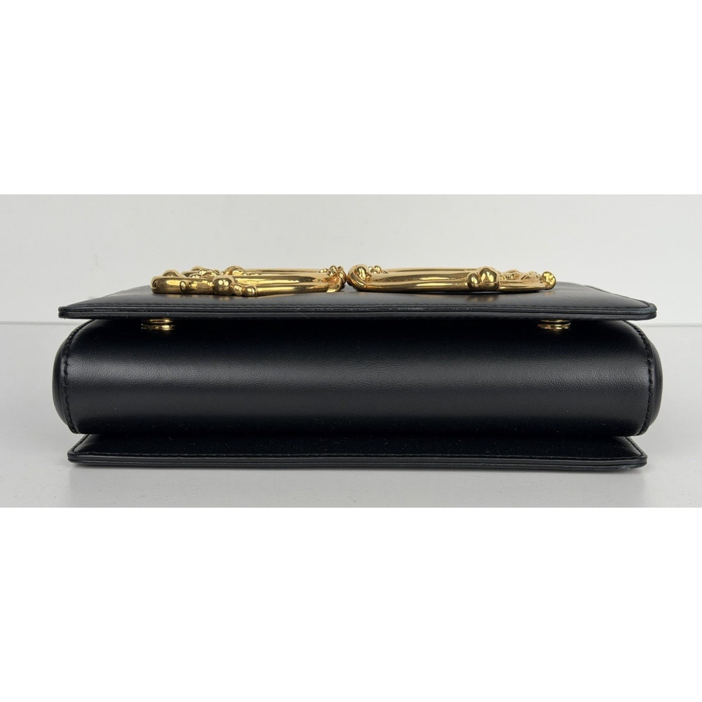 Dolce & Gabbana DG Girls Shoulder Bag Small in Black Leather for Women S15