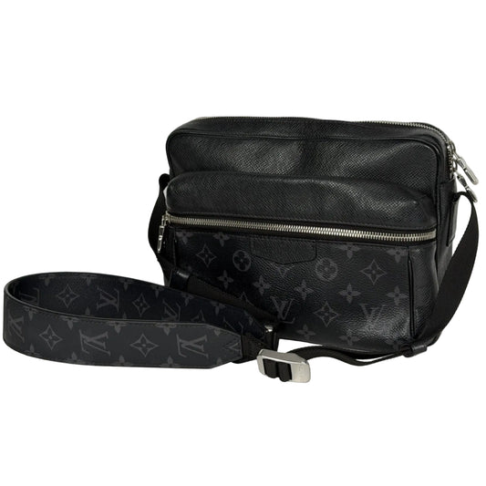 Louis Vuitton Monogram Eclipse Taigarama Outdoor Messenger Bag in Black S-05
