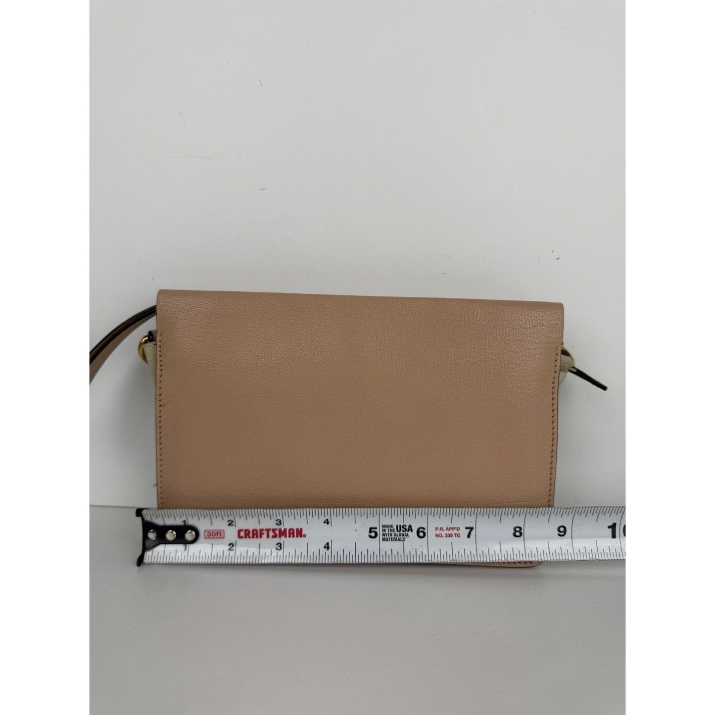 Givenchy Cross 3 Crossbody Bag with Chain Handle in Beige Leather S-12