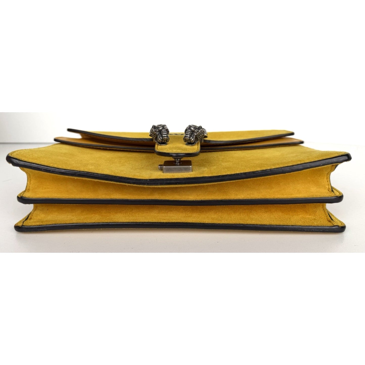 Gucci Small Suede Dionysus Yellow Shoulder Bag S-09