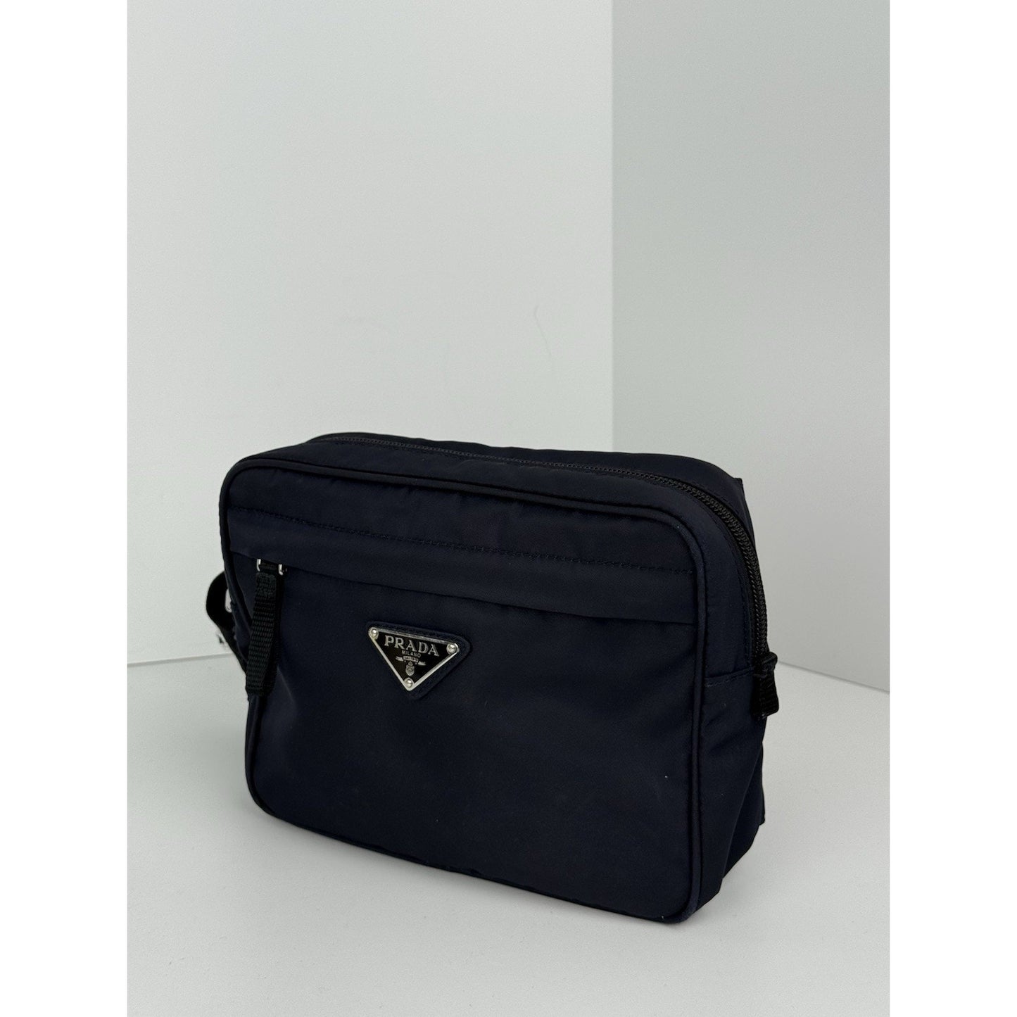 PRADA Re-Nylon Dark Navy Men's Belt Bag
