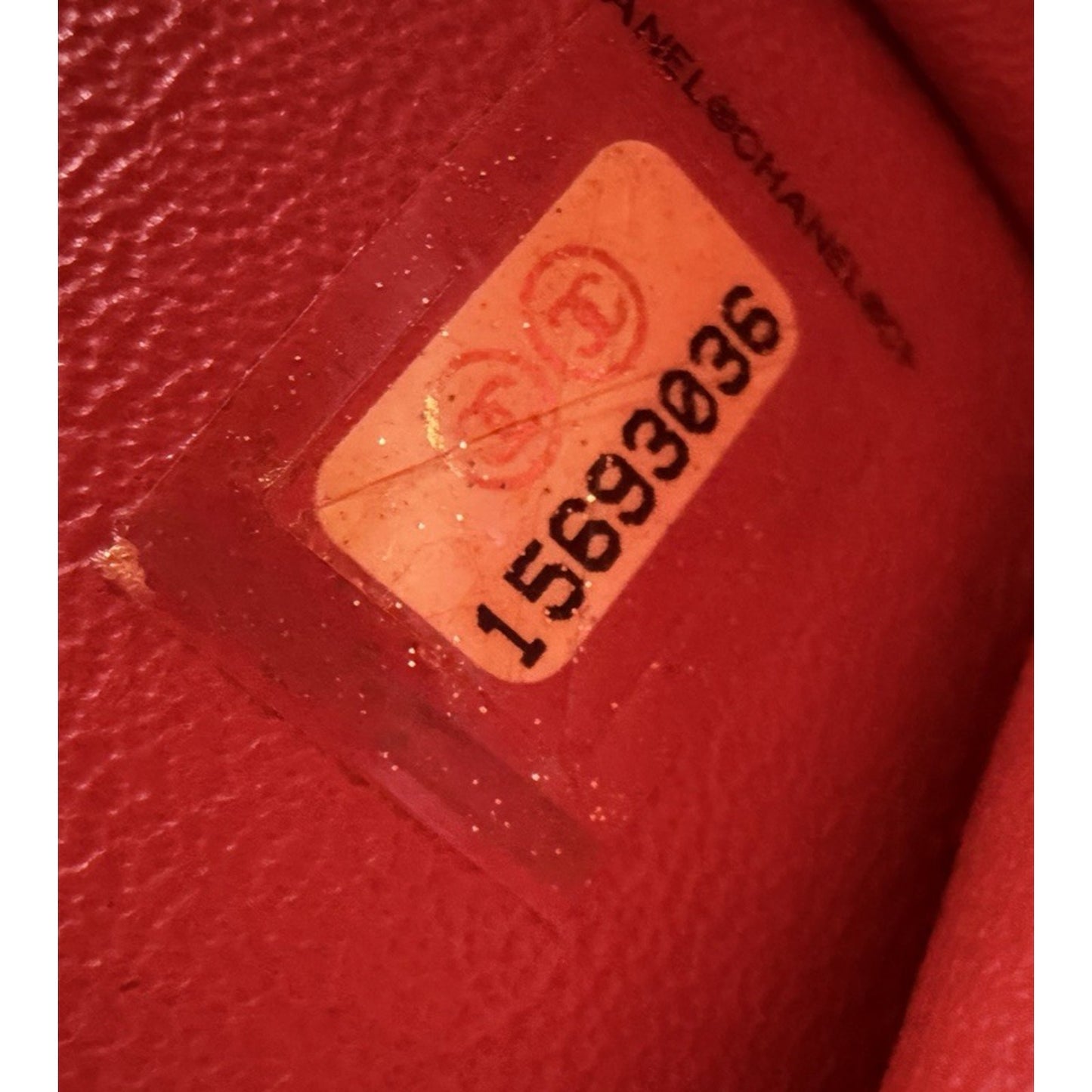 Chanel Classic Double Flap Maxi Bag in Orange Red Quilted Leather 2011 C8