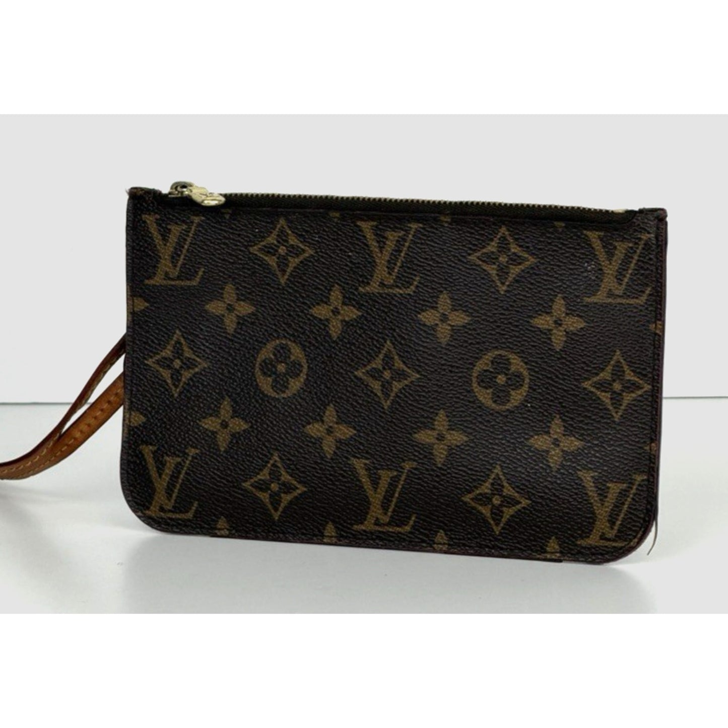 Louis Vuitton Neverfull PM Pouch/Bag in Brown Monogram Coated Canvas 2016 K-1