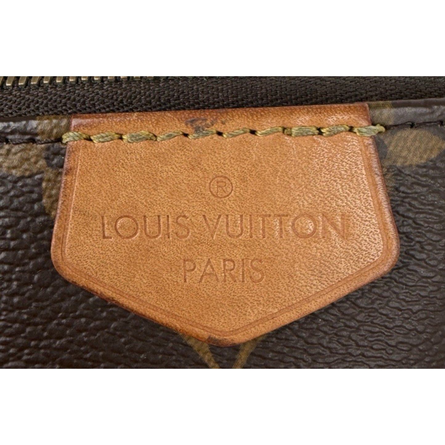 Louis Vuitton Multi Pochette Accessoires Bag in Brown Coated Canvas NFC S-08