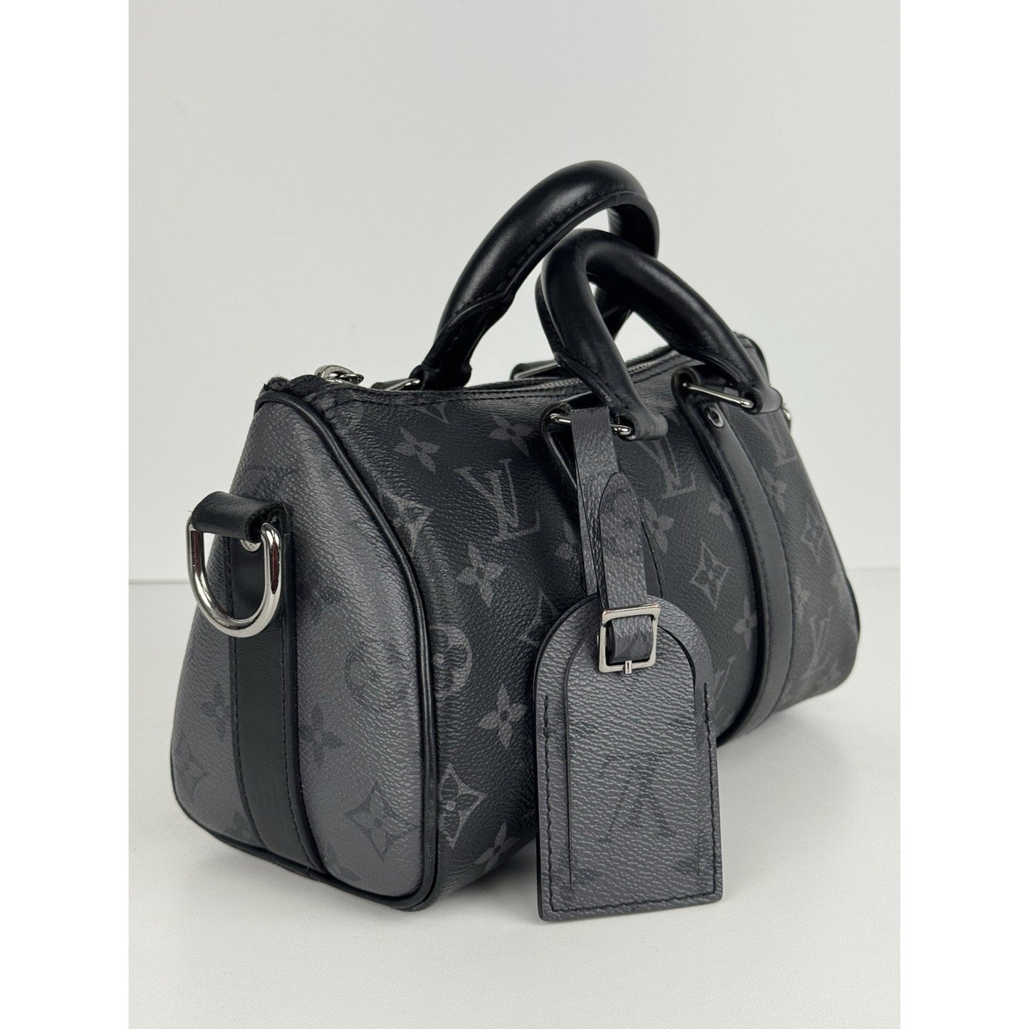 Louis Vuitton Keepall Bandouliere 25 Monogram Eclipse Canvas Bag B-2