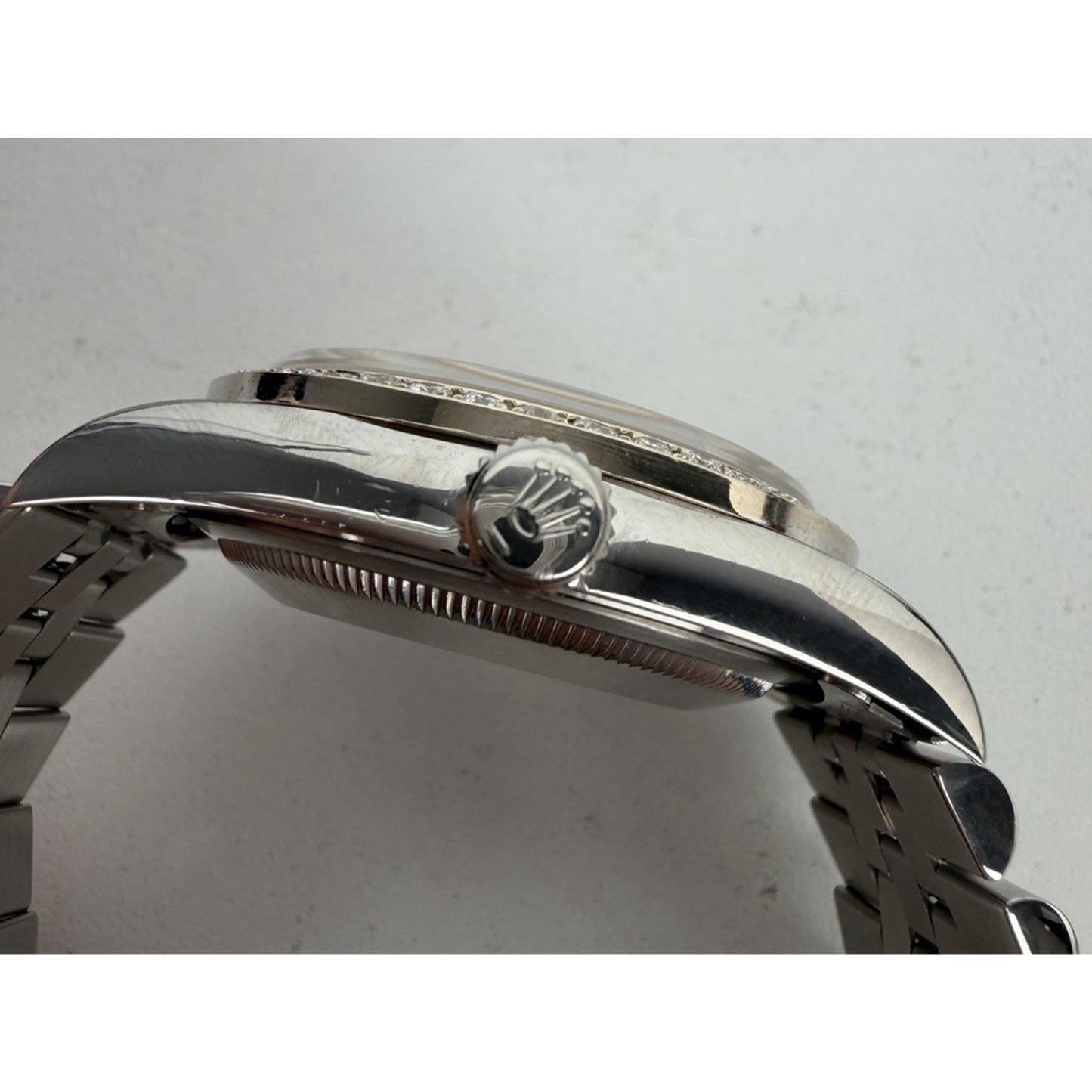 Rolex 16220 Datejust 36mm Stainless Steel Custom Bezel & Dial Jubilee Bracelet