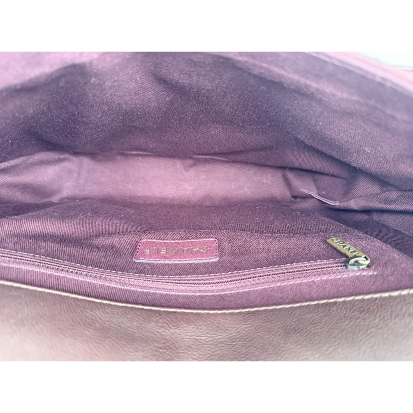 Chanel Paris-Bombay Back to School Messenger Bag Iridescent Burgundy 2012-2013D4