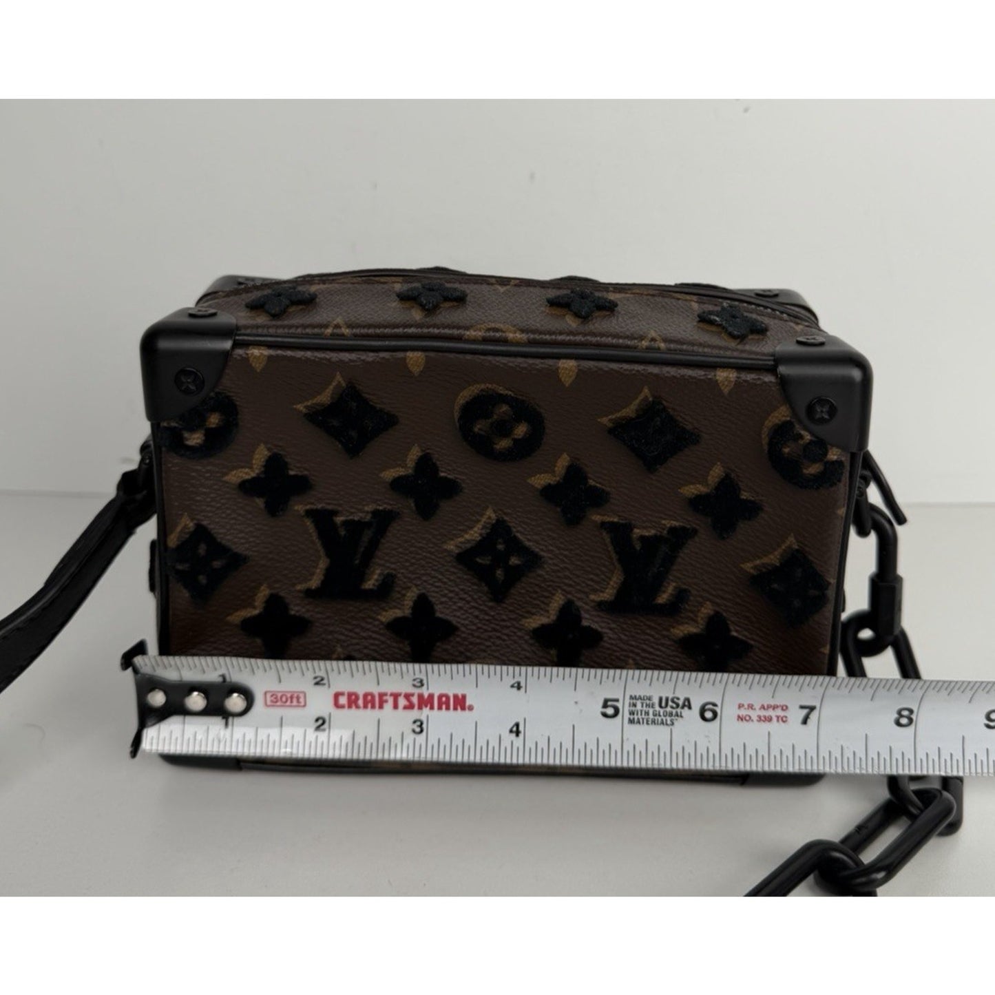 Louis Vuitton Mini Soft Trunk Bag in Brown Monogram Coated Canvas 2019 S03
