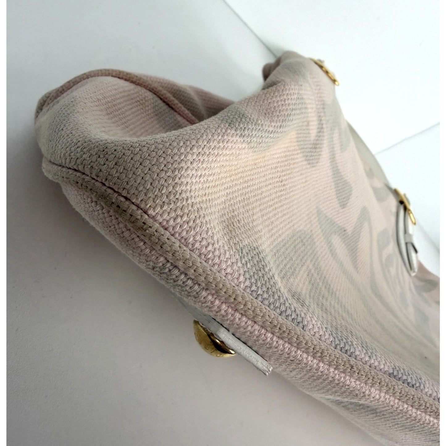 Louis Vuitton Limited Edition Tahitienne Cabas GM Bag Pink Canvas 2008 S