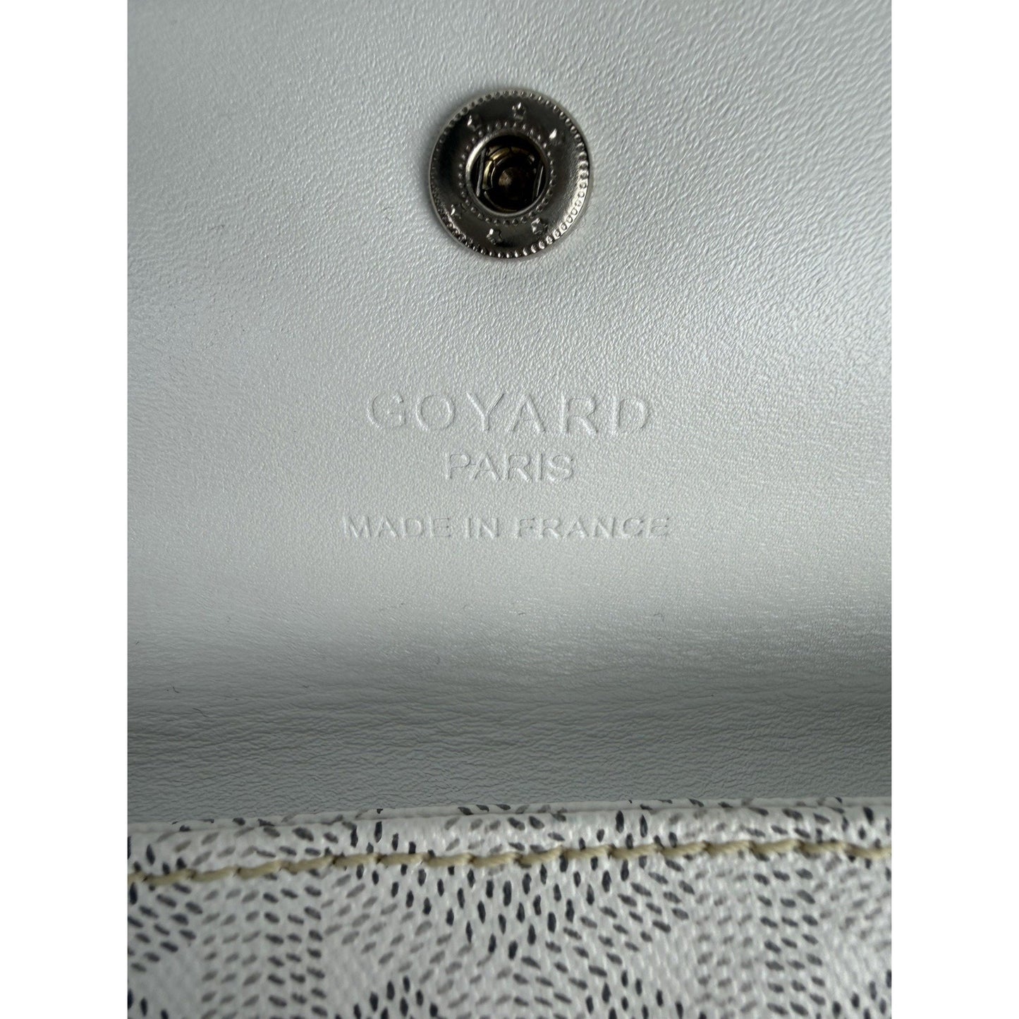 Goyard Saint Louis PM Tote Bag in White Goayrdine Coated Canvas B-2