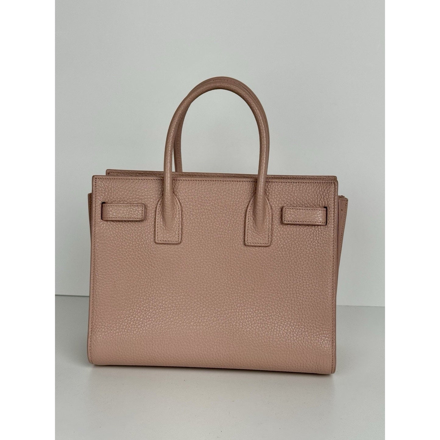 Saint Laurent Baby Sac de Jour Blush Pink Leather Handbag