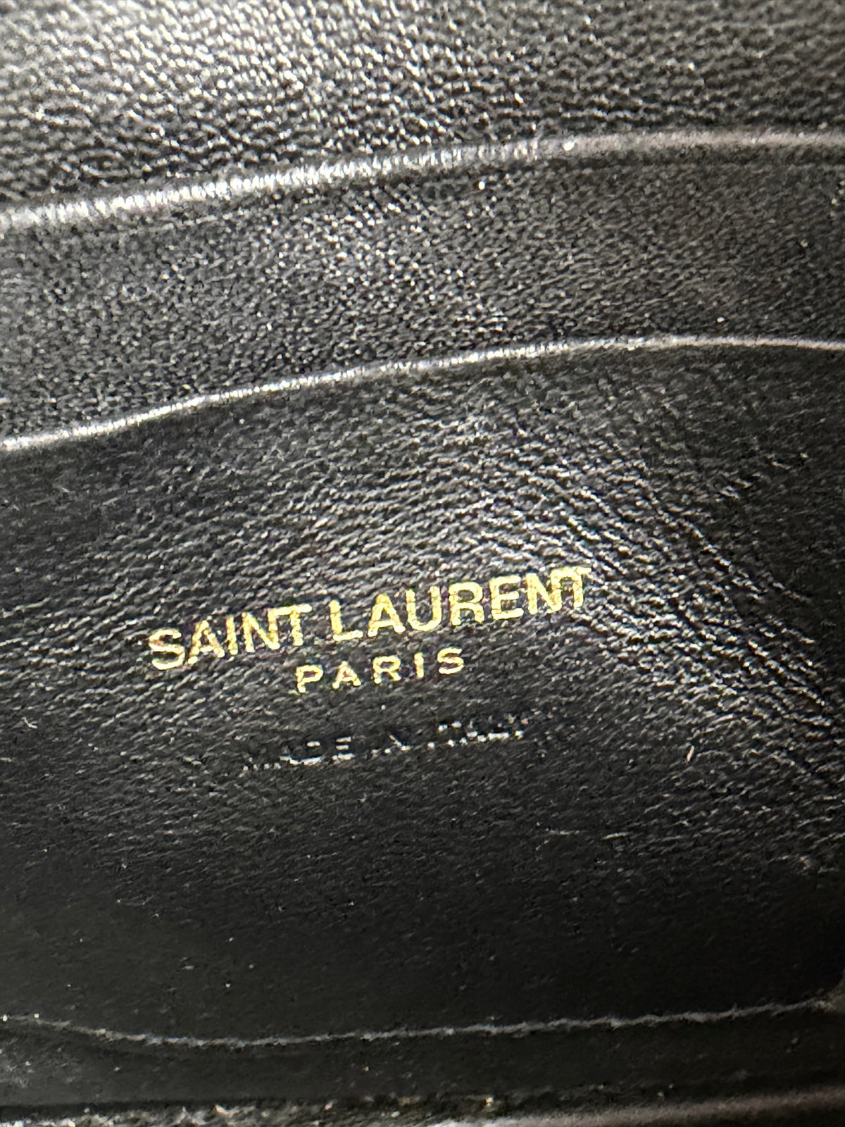Saint Laurent Lou Camera Bag Mini in Black Grain De Poudre Leather YS-11