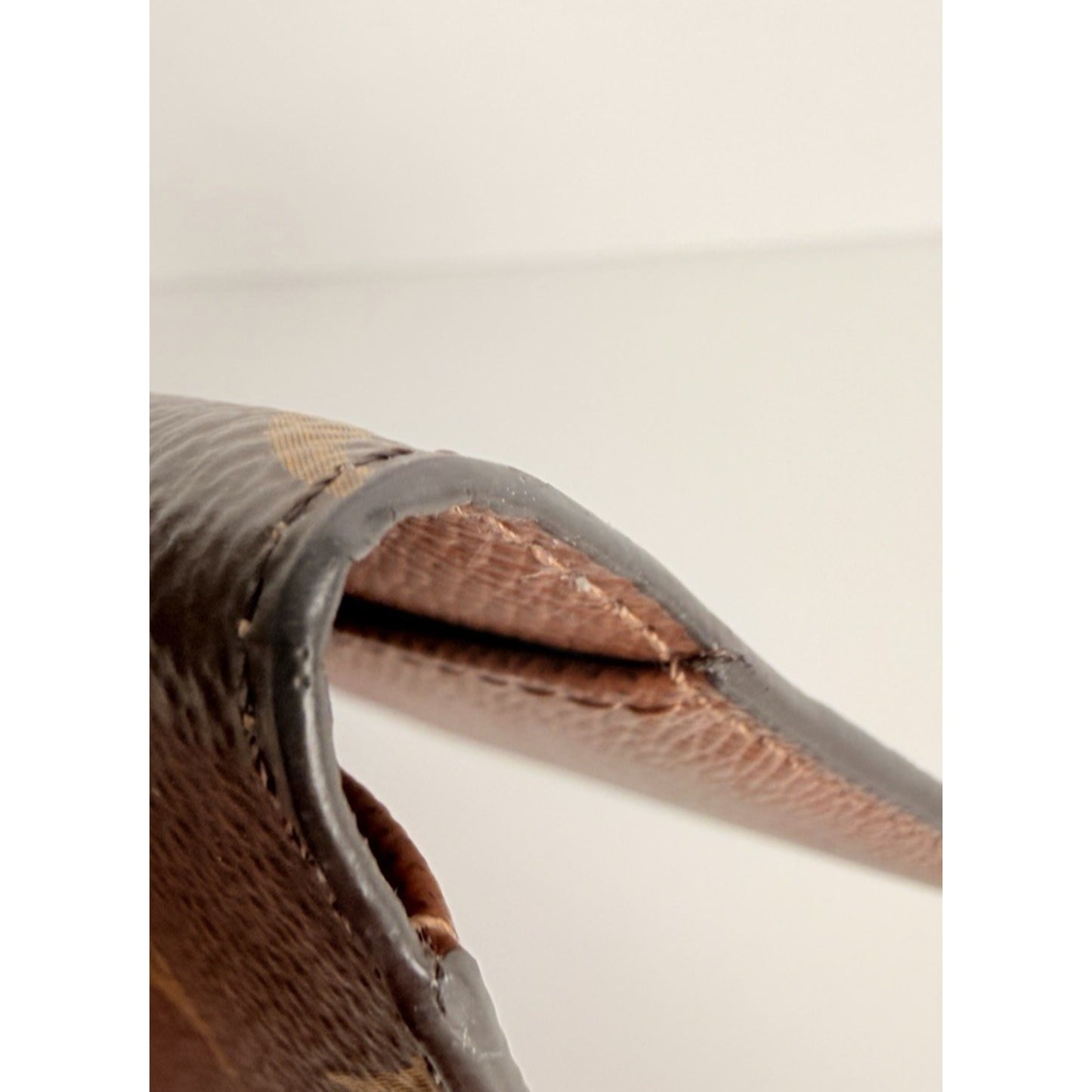 Louis Vuitton Pocket Agenda Cover Credit Card Slots Brown Canvas NFC