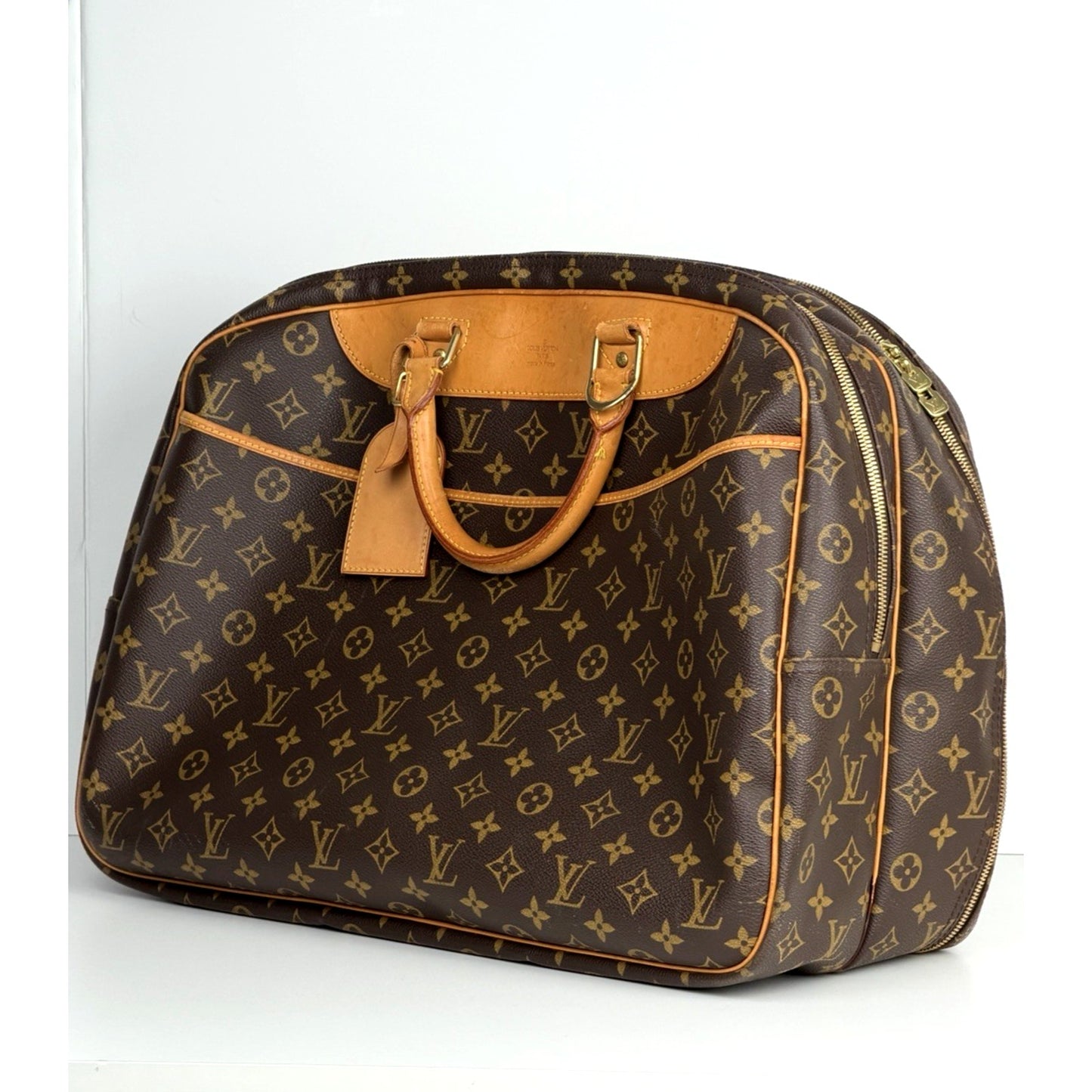 Louis Vuitton Alize 24 Heures Bag In Brown Monogram Coated Canvas Vintage 1998 S
