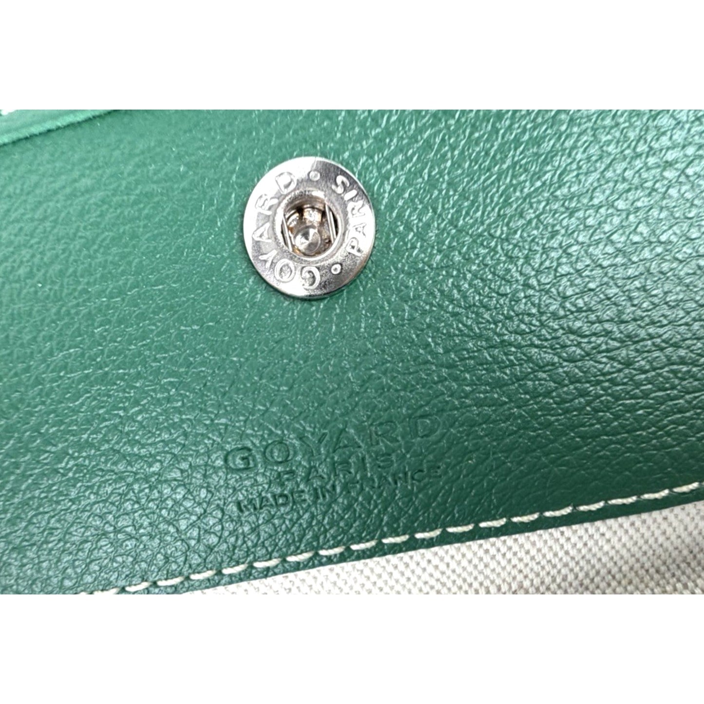 Goyard Boheme Hobo PM Bag in Green Goyardine Coated Canvas B-9