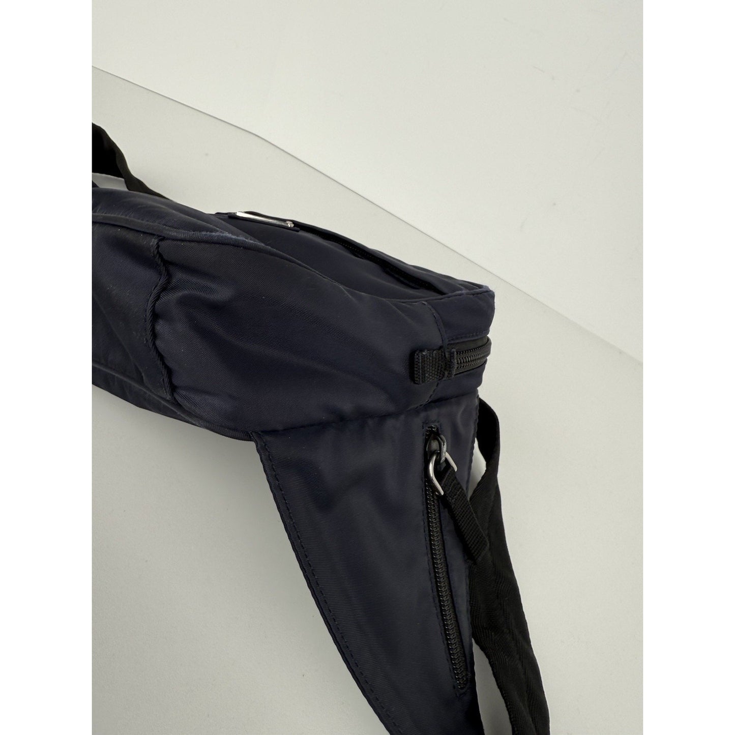PRADA Re-Nylon Dark Navy Men's Belt Bag