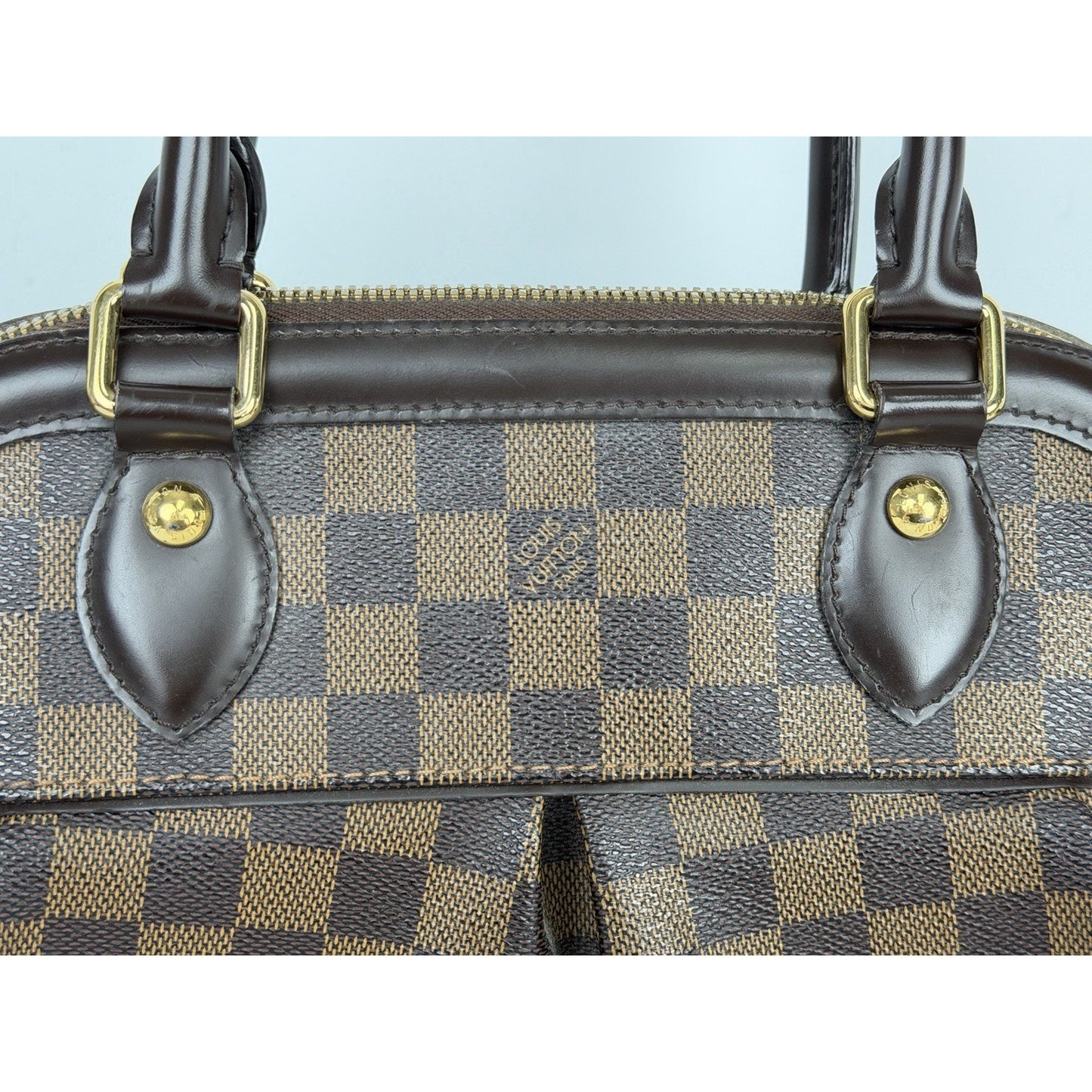 Louis Vuitton Trevi PM Handle Bag in Damier Ebene Coated Canvas 2013