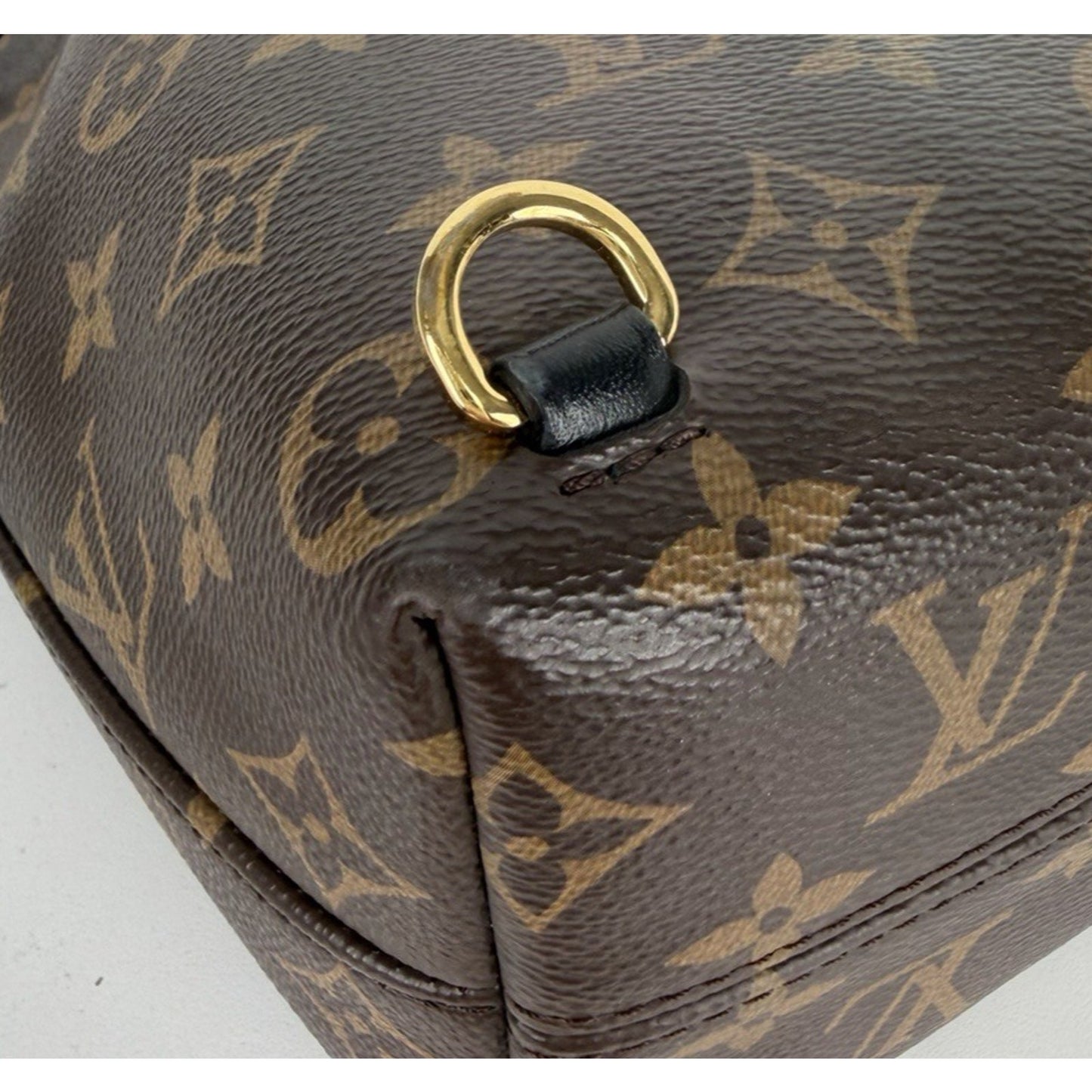 Louis Vuitton Montsouris BB Backpack in Classic Monogram Coated Canvas NFC E8