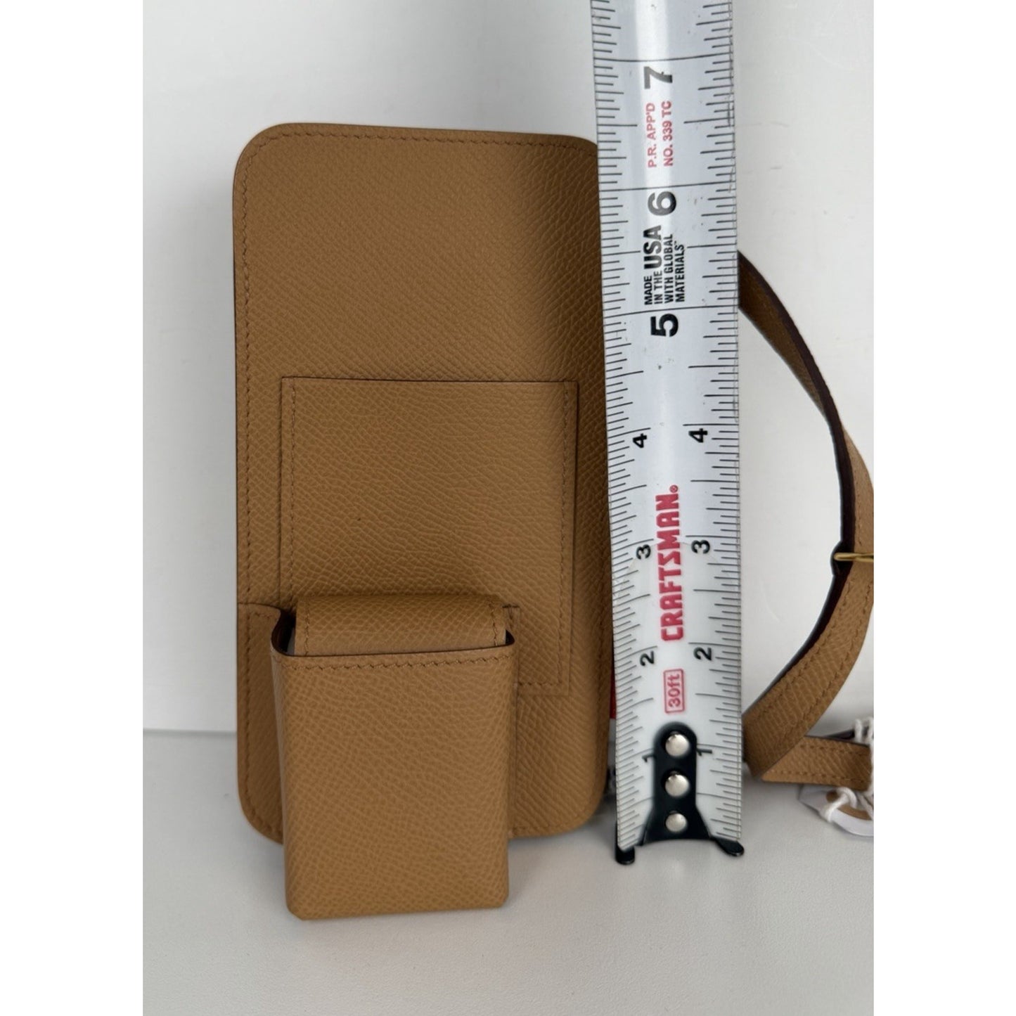 Hermes Hermesway Crossbody Phone Case Bag in Tri-Color Epsom 2022