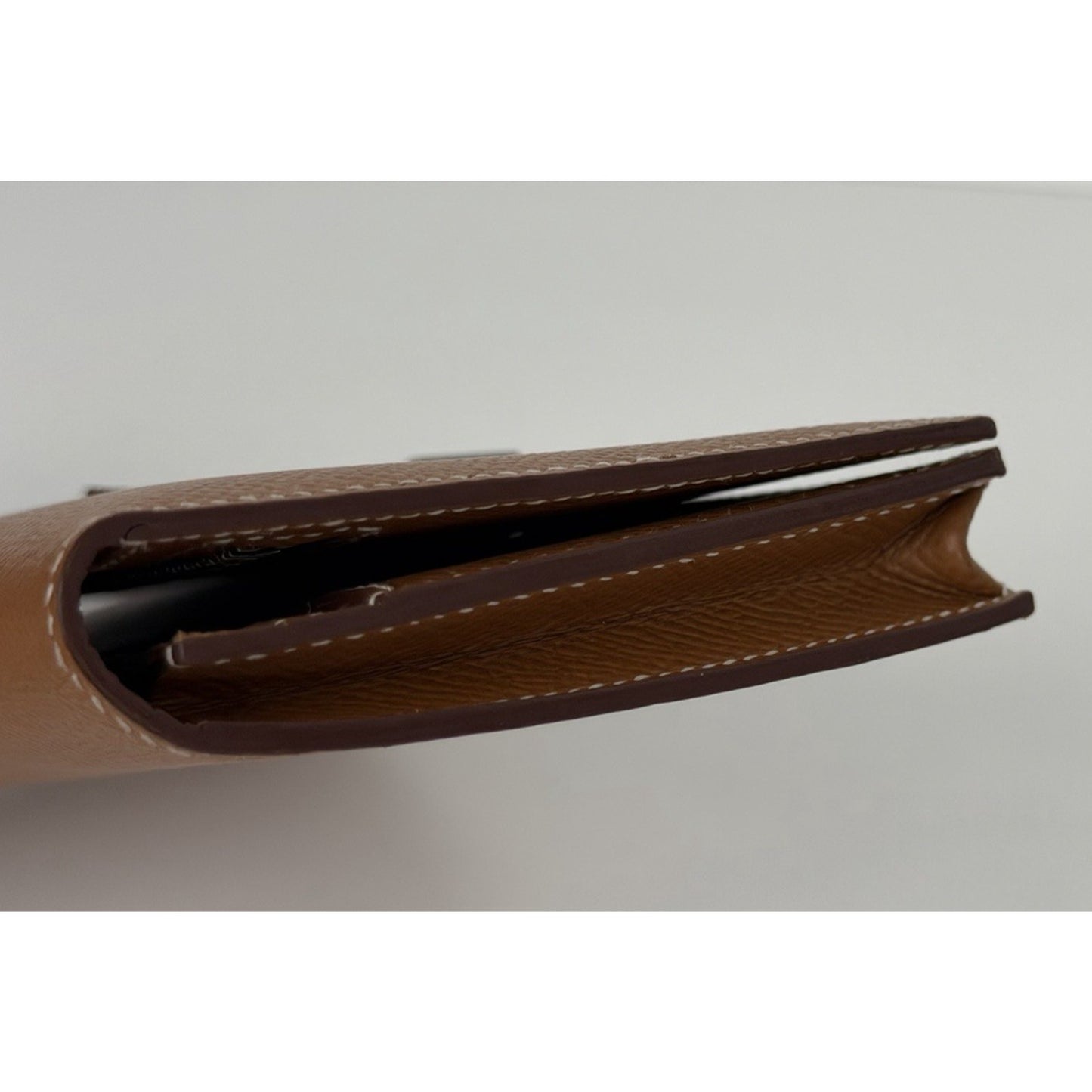 Hermes Bearn Long Bifold Wallet in Brown Epsom Leather 2022